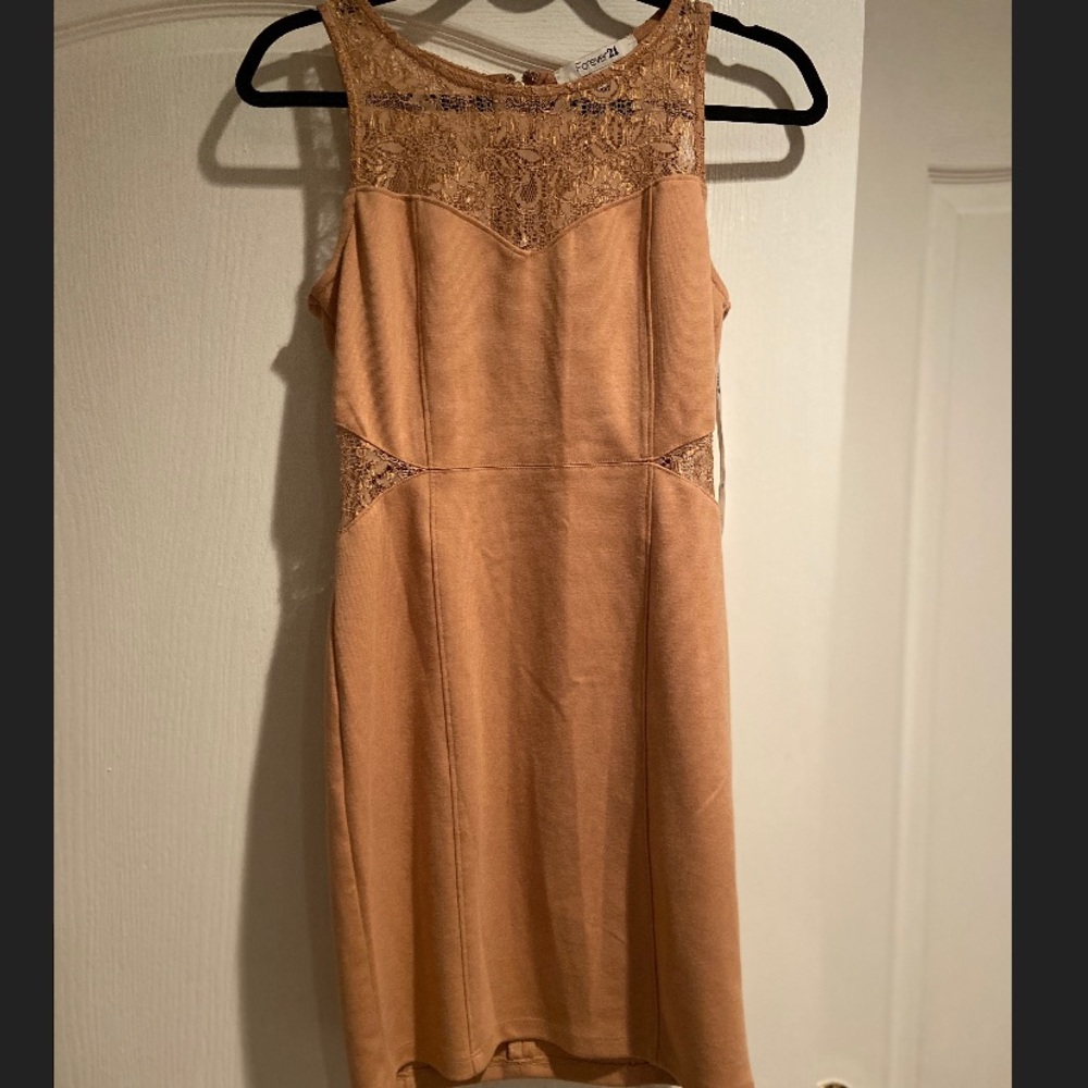 Forever 21 brown classy dress